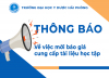 Thông báo về việc mời báo giá tài liệu học tập