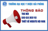 Thư mời Báo giá dịch vụ thiết kế Website cho hội nghị khoa học và công nghệ tuổi trẻ ngành Y tế lần thứ XXIII năm 2026