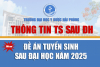 Đề án tuyển sinh sau đại học năm 2025