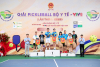 Trường Đại học Y Dược Hải Phòng ghi dấu ấn tại giải Pickleball Bộ Y tế - VTV8 lần thứ nhất năm 2026