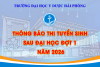 Thông báo Lịch thi, danh sách thi, hướng dẫn đăng nhập tài khoản thi đợt 1 năm 2026