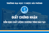 Chứng nhận kiểm định chất lượng chương trình đào tạo