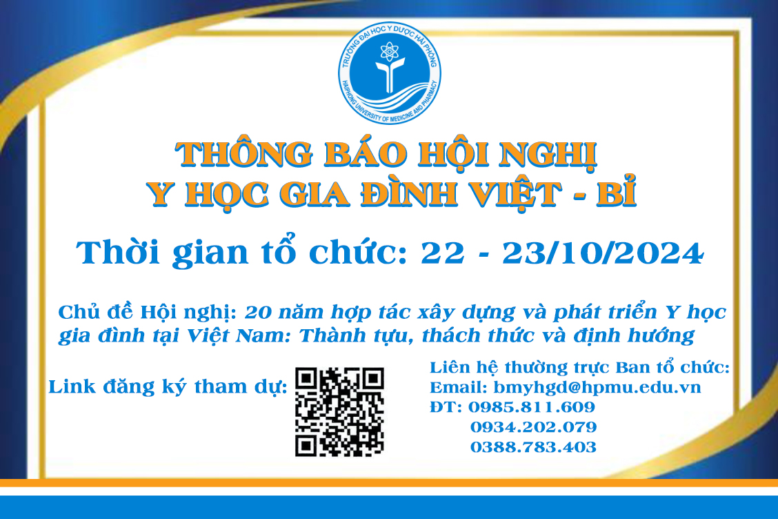Hội nghị Y học gia đình Việt - Bỉ năm 2024