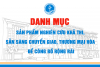 Danh mục sản phẩm nghiên cứu khả thi, sẵn sàng chuyển giao, thương mại hóa để công bố rộng rãi