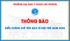 Thông báo điều chỉnh chỉ tiêu Bác sĩ Nội trú năm 2026